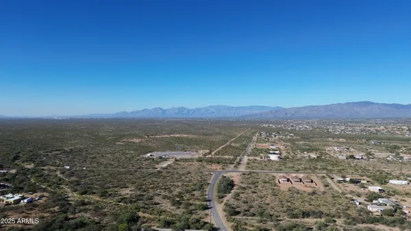 a view of city and mountain