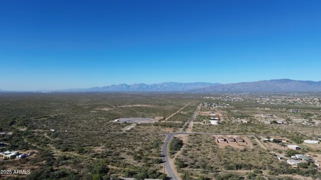 a view of city and mountain