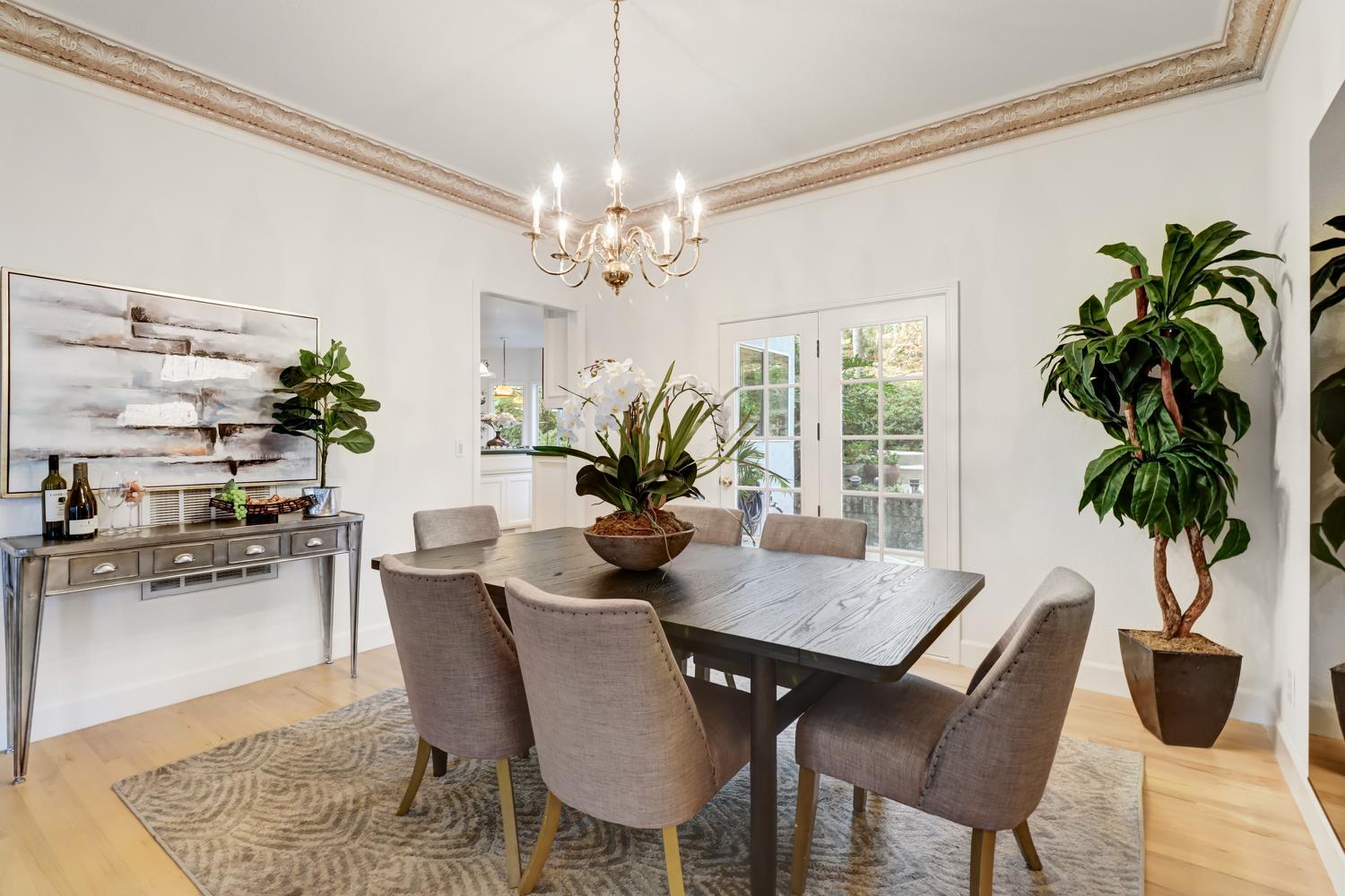 3058 Ridgeview Drive El Dorado Hills, CA 95762 - Photo 14 of 73 a view of a dining room with furniture window and wooden floor