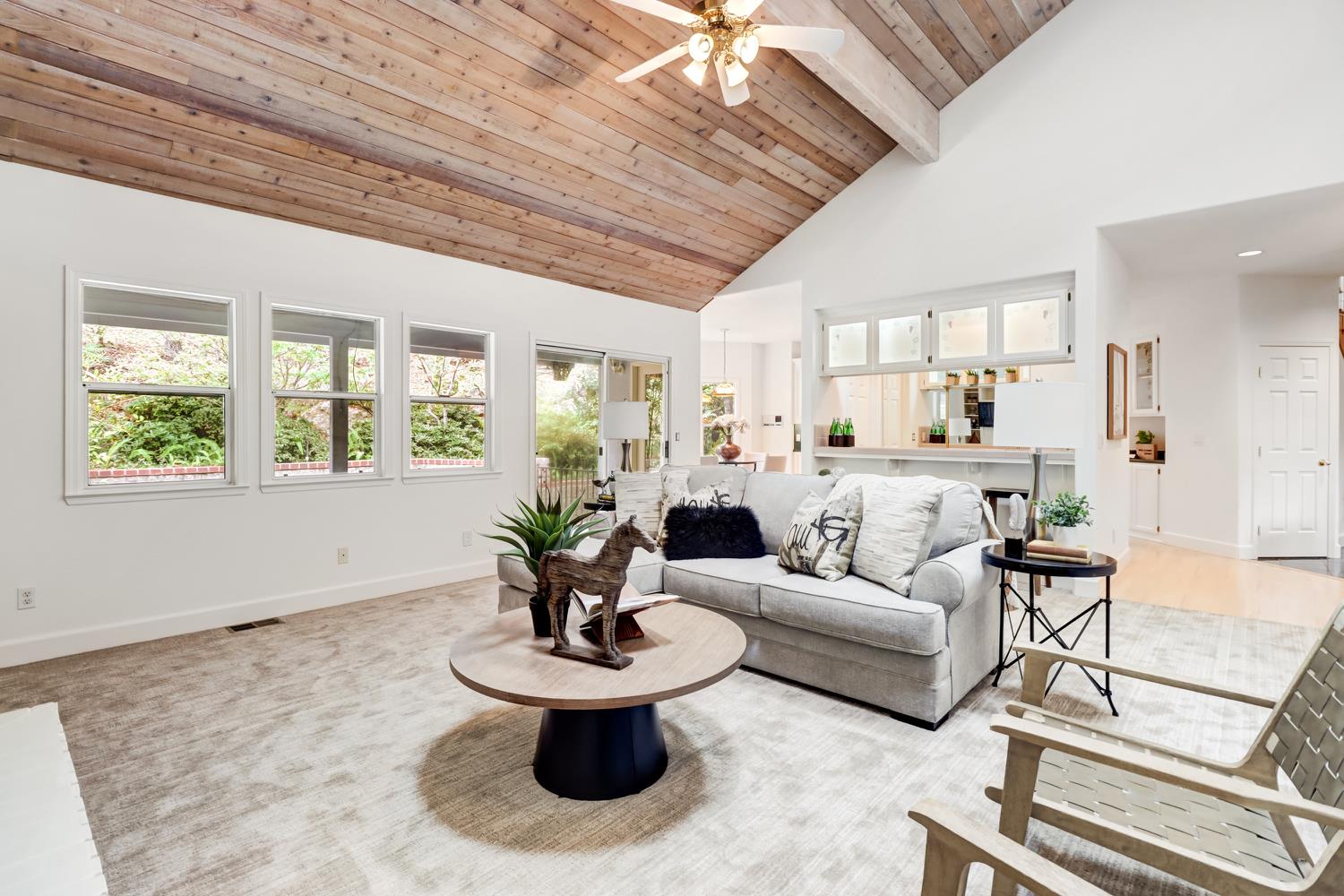 3058 Ridgeview Drive El Dorado Hills, CA 95762 - Photo 27 of 73 a living room with furniture and a potted plant