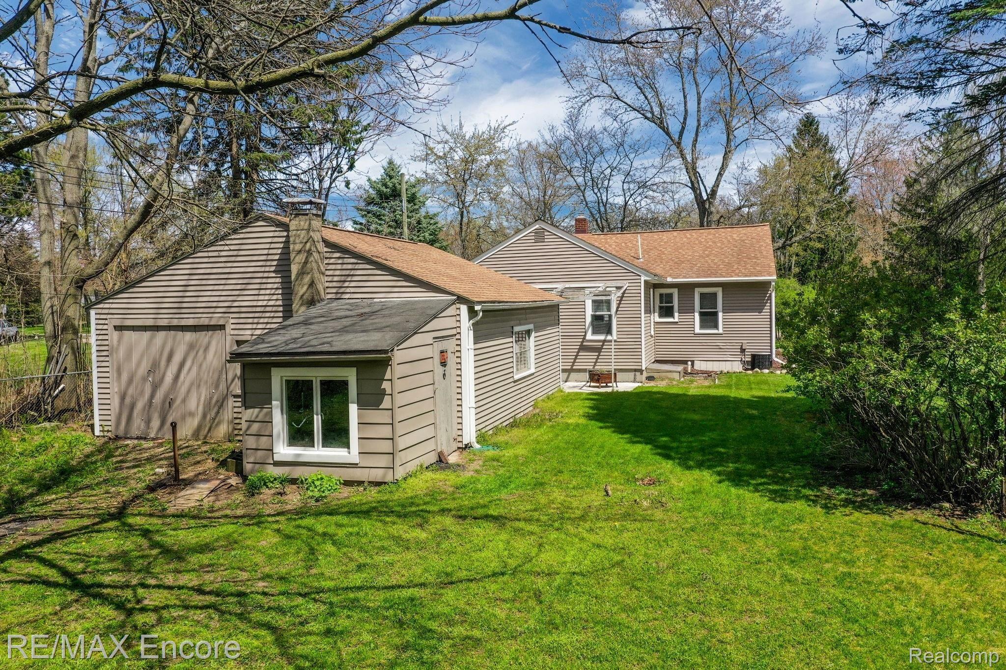 Oversized Detached Garage with Shed