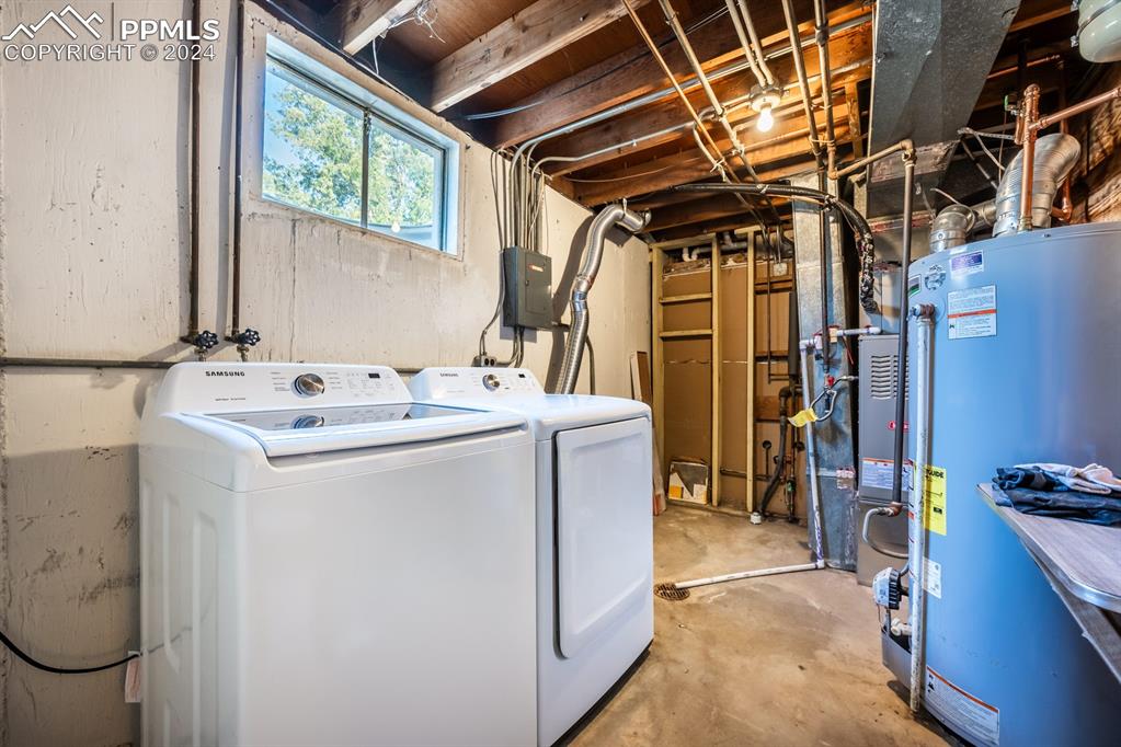 91 Duke Street Pueblo, CO 81005 - Photo 23 of 30 a utility room with dryer and washer