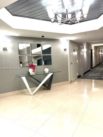 a room with pool table