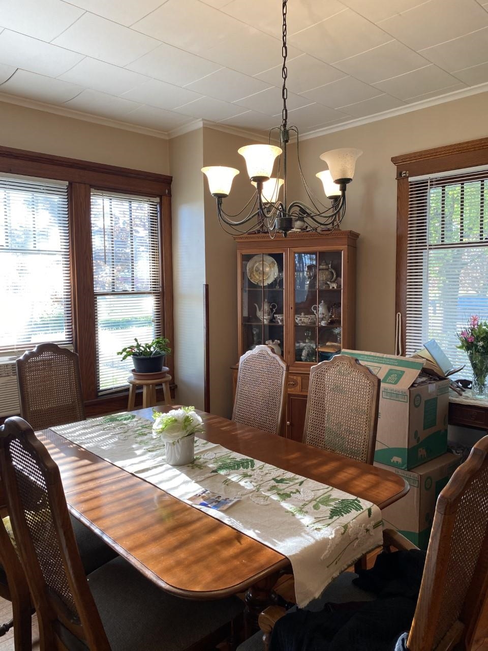 6565 Graden Prairie Rd Garden Prairie Garden Prairie, IL 61038 - Photo 13 of 19 a view of a dining room with furniture