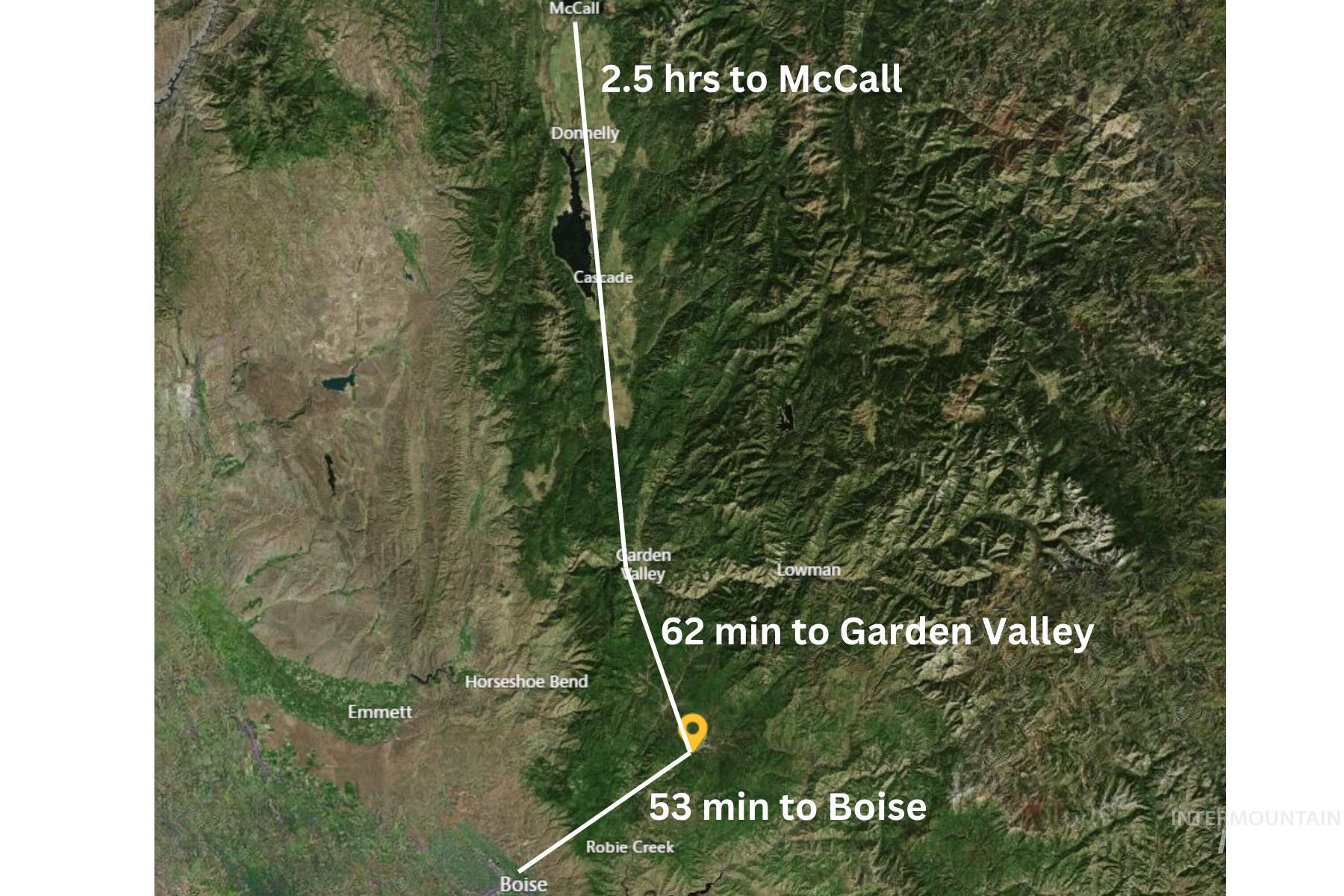 Lot 12 Shaw Gulch Road Boise, ID 83716 - Photo 22 of 23 Aerial map of property and surrounding area