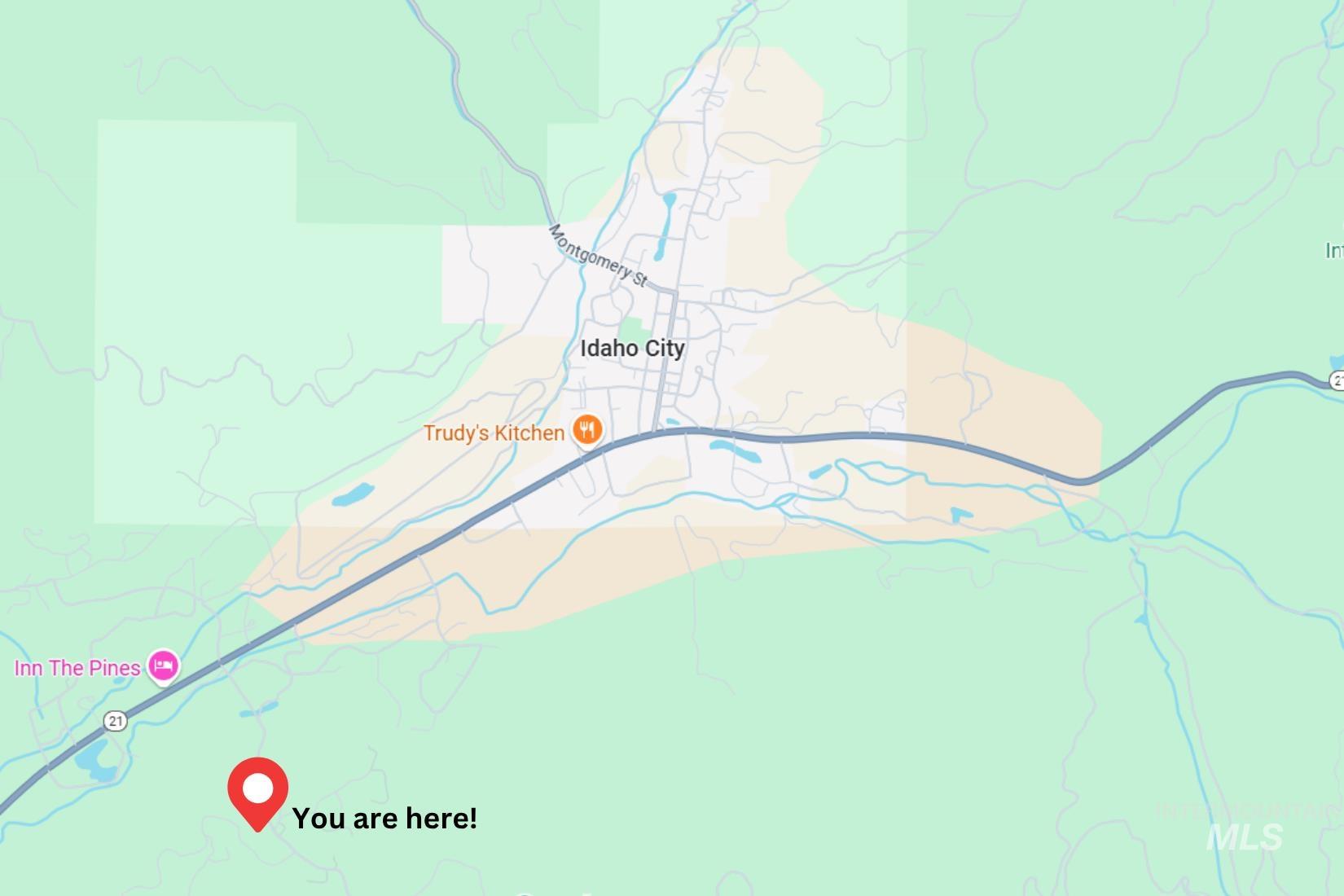 Lot 12 Shaw Gulch Road Boise, ID 83716 - Photo 23 of 23 Map of property with streets / nearby areas