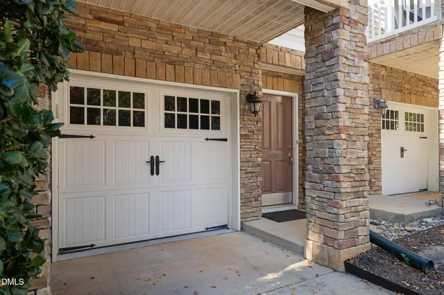 a front view of a building