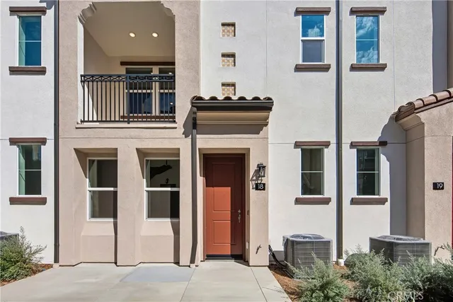 front view of the building