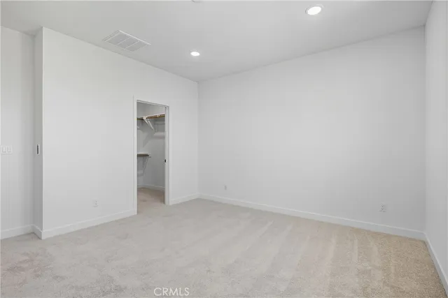 a close view of closet