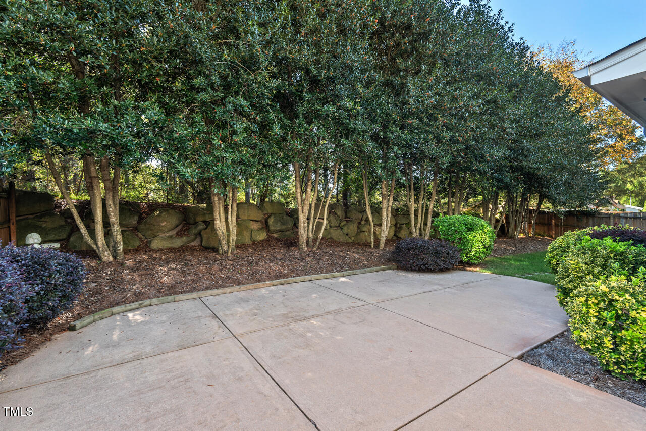 6116 Tiffield Way Wake Forest, NC 27587 - Photo 33 of 39 a backyard of a house with lots of green space