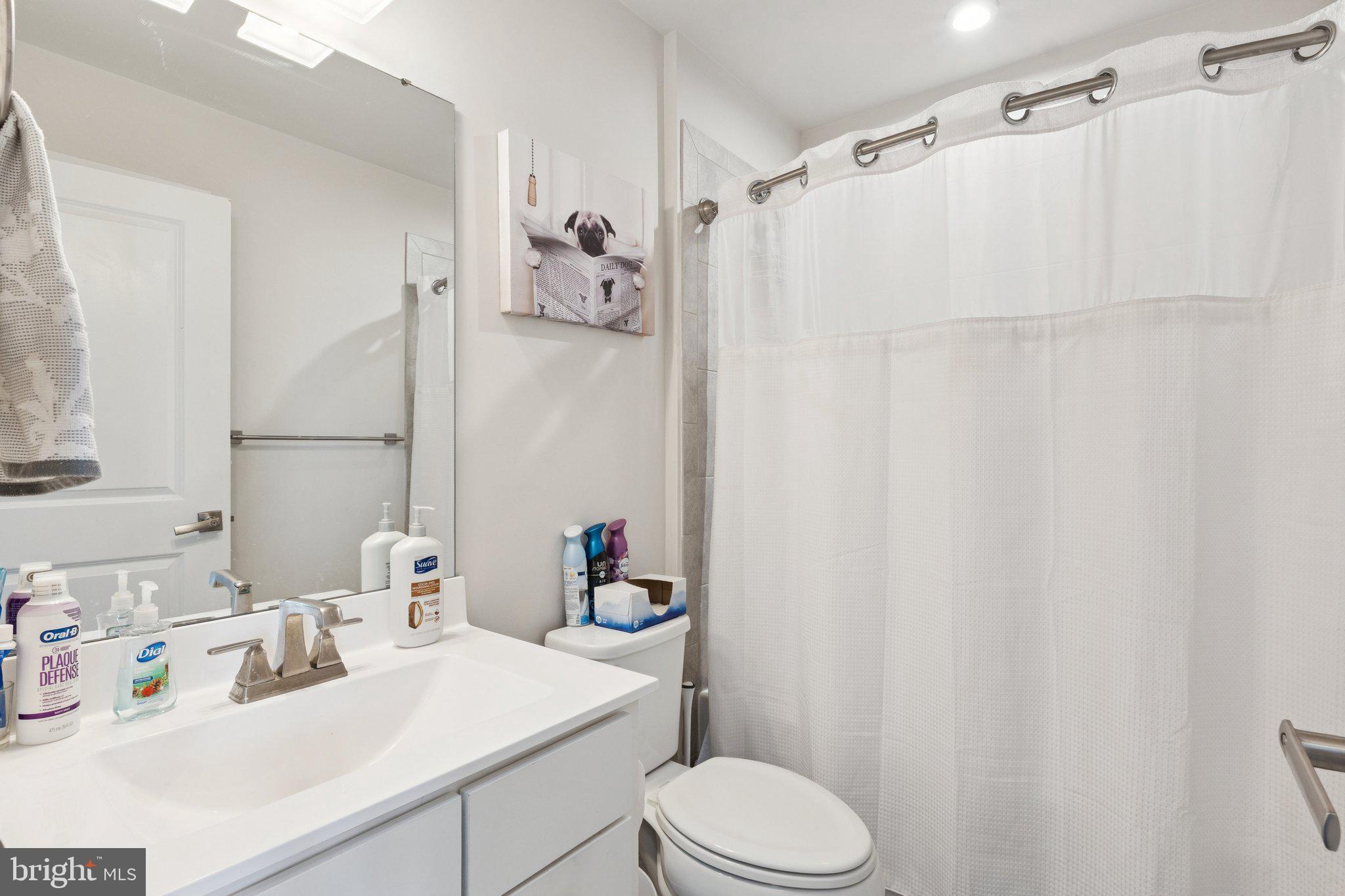 2823 Toles Park Drive Suitland, MD 20746 - Photo 31 of 46 a bathroom with a sink toilet and shower