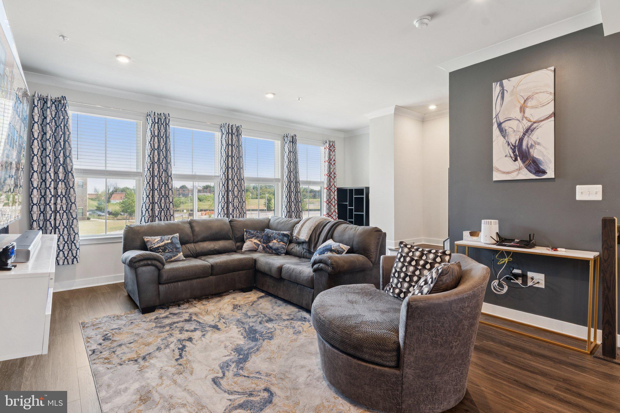 2823 Toles Park Drive Suitland, MD 20746 - Photo 9 of 46 a living room with furniture and a large window