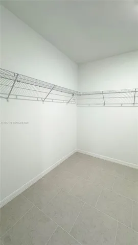 a view of a room with empty racks