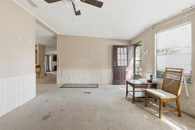 a view of an empty room