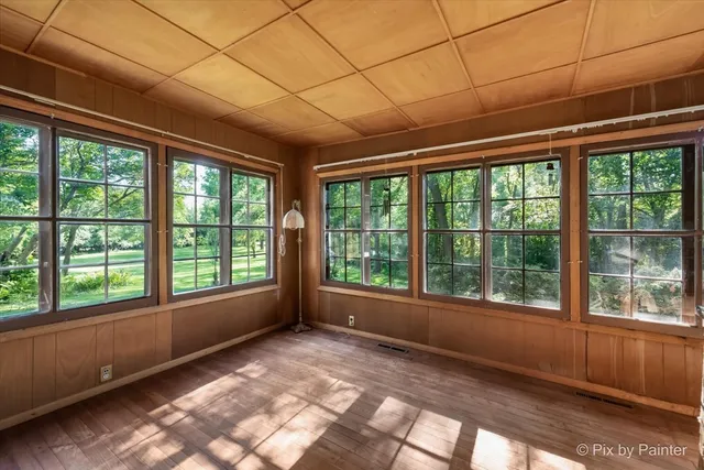 a room with storage and utility