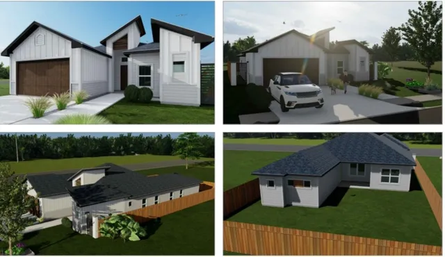 a view of house and outdoor space