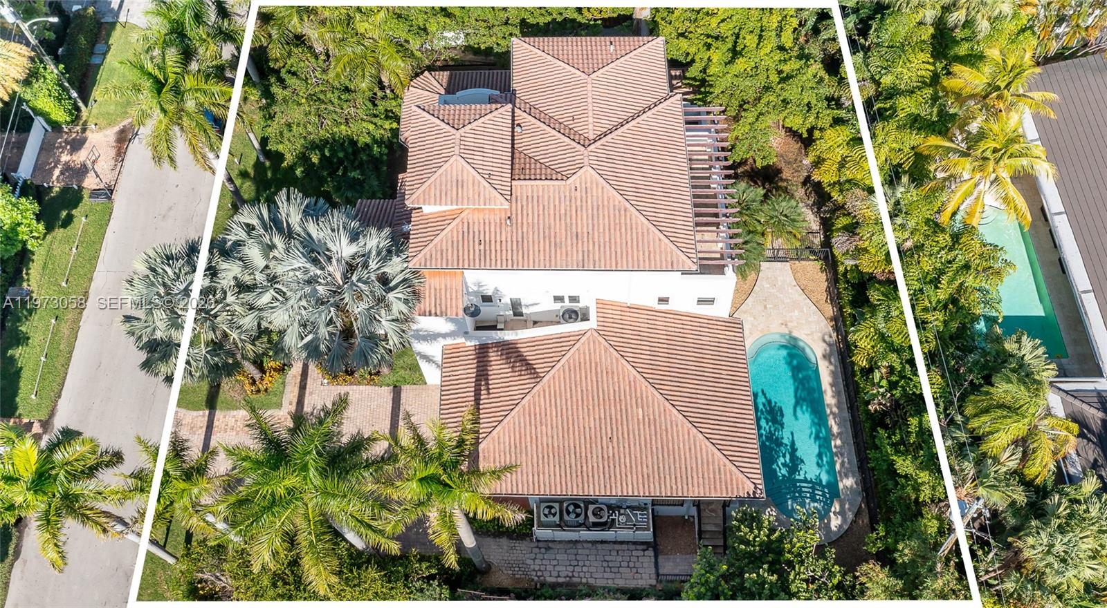 541 South Mashta Drive Key Biscayne, FL 33149 - Photo 2 of 28 an aerial view of a house