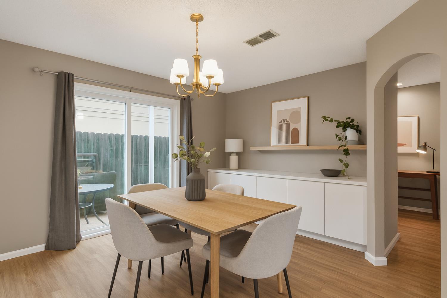 6816 Tareyton Way Citrus Heights, CA 95621 - Photo 42 of 46 a view of a dining room with furniture window and wooden floor
