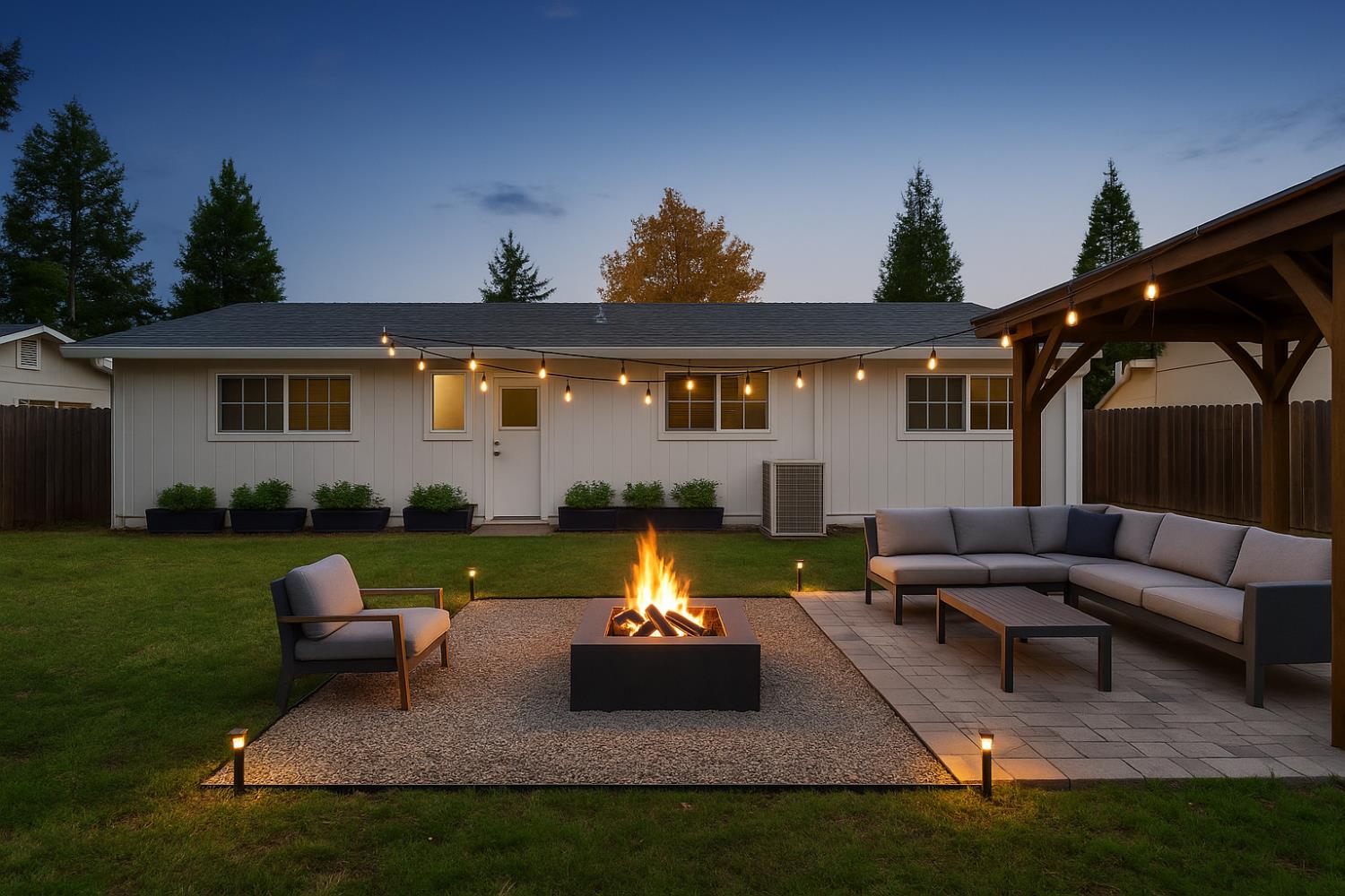 6816 Tareyton Way Citrus Heights, CA 95621 - Photo 46 of 46 a house view with a sitting space fire pit and outdoor space