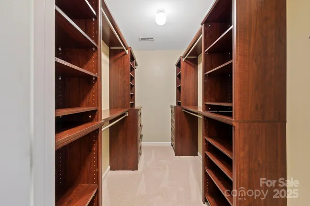 a view of walk in closet