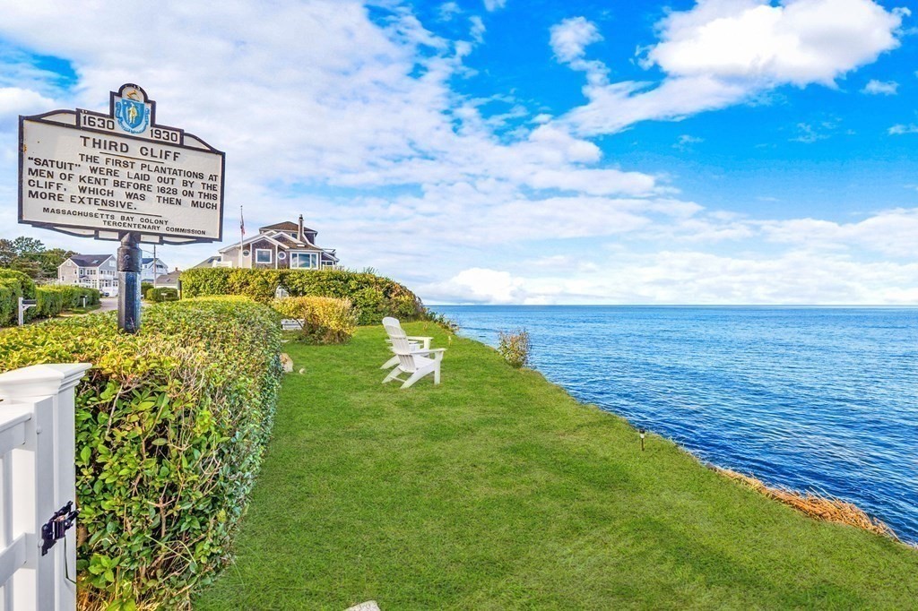 20 Collier Road Scituate, MA 02066 - Photo 4 of 42 a view of a big yard with an ocean view