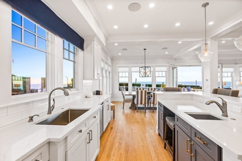 20 Collier Road Scituate, MA 02066 - Photo 10 of 42 a kitchen with counter top space a sink cabinets and appliances