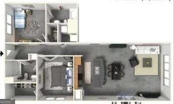 $1,966 | 1016 Howell Mill Road, Unit 1611, Atlanta, GA 30318