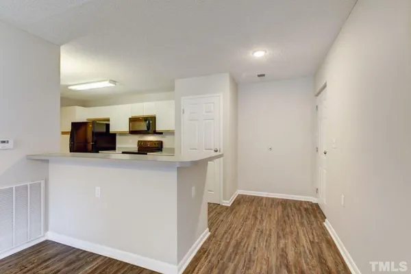 a view of kitchen and utility room