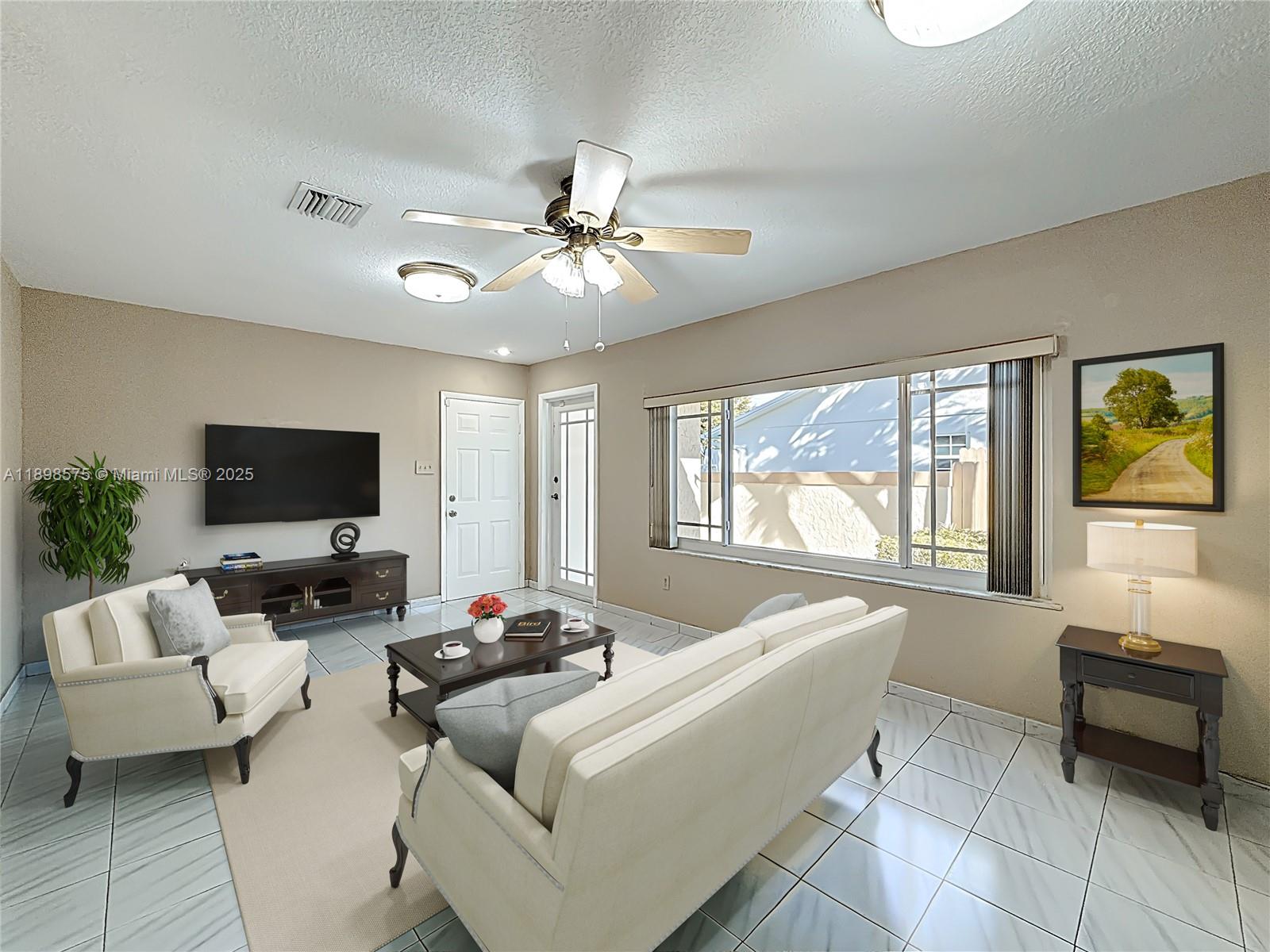 5415 Southwest 135th Court Miami, FL 33175 - Photo 5 of 28 a living room with furniture and a flat screen tv