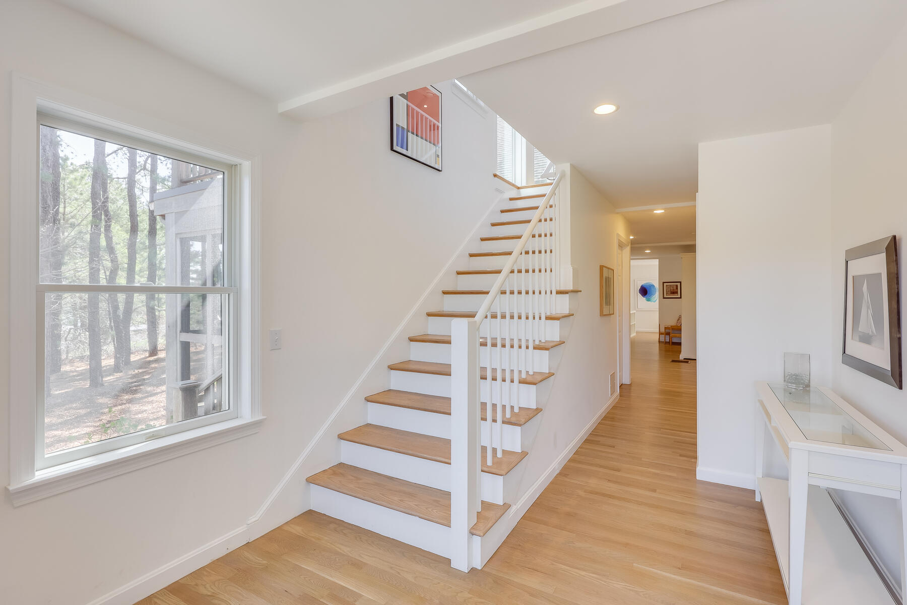 1075 3rd Avenue Wellfleet, MA 02667 - Photo 15 of 87 a view of entryway and hall with wooden floor