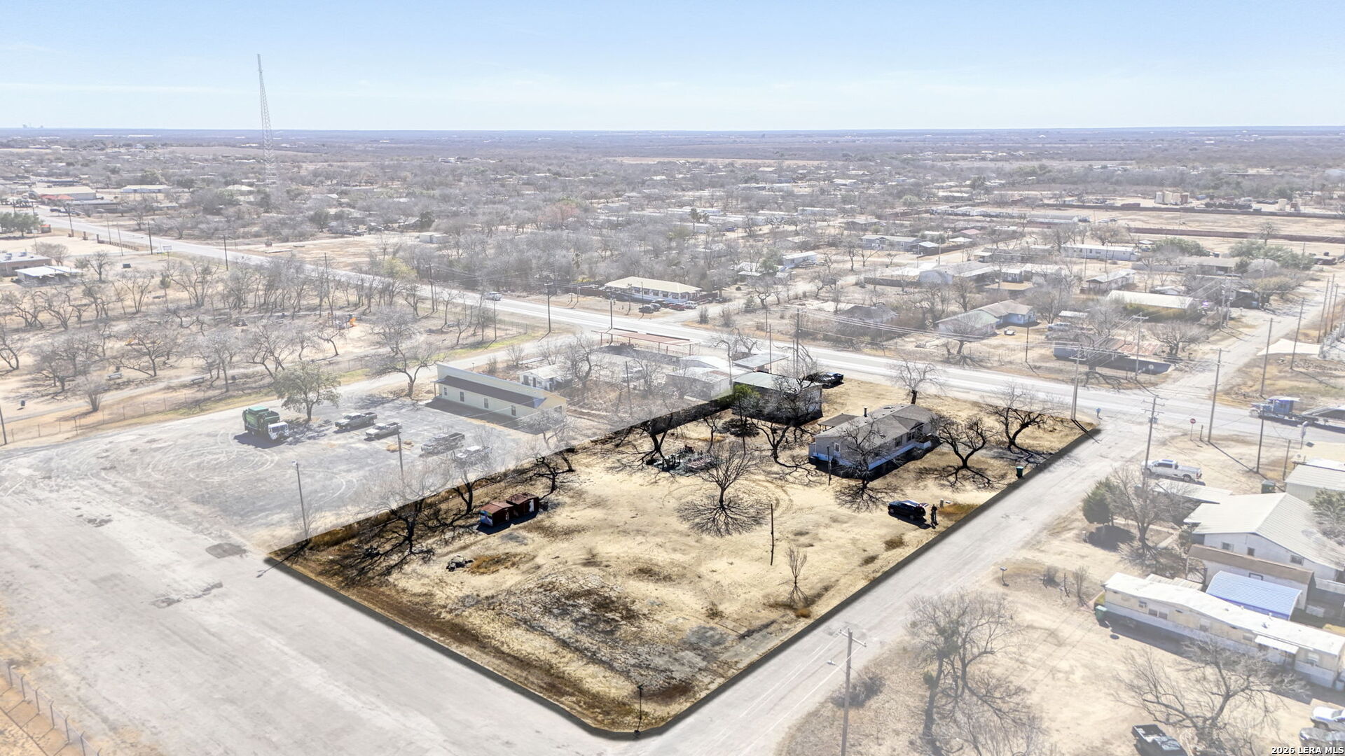 708 Mesquite Street Jourdanton, TX 78026 - Photo 33 of 49 an aerial view of beach and residential houses