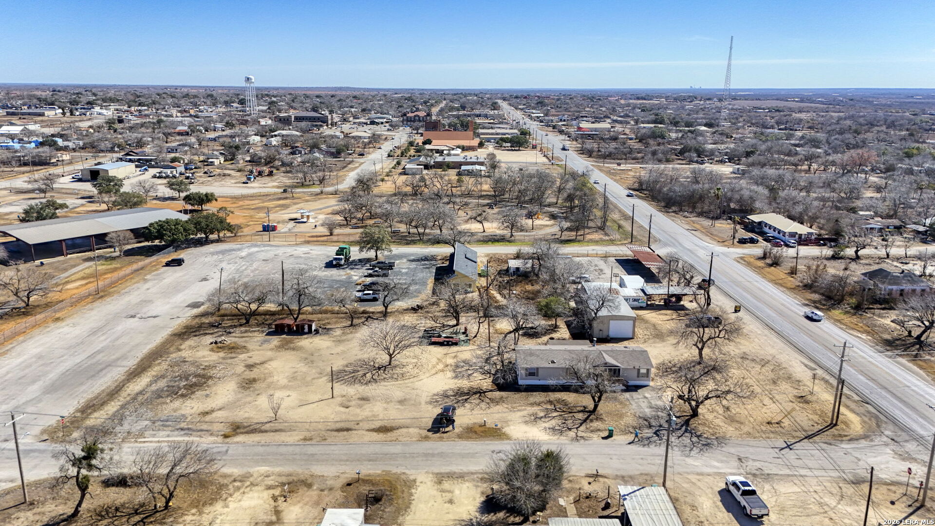 708 Mesquite Street Jourdanton, TX 78026 - Photo 36 of 49 an aerial view of a city
