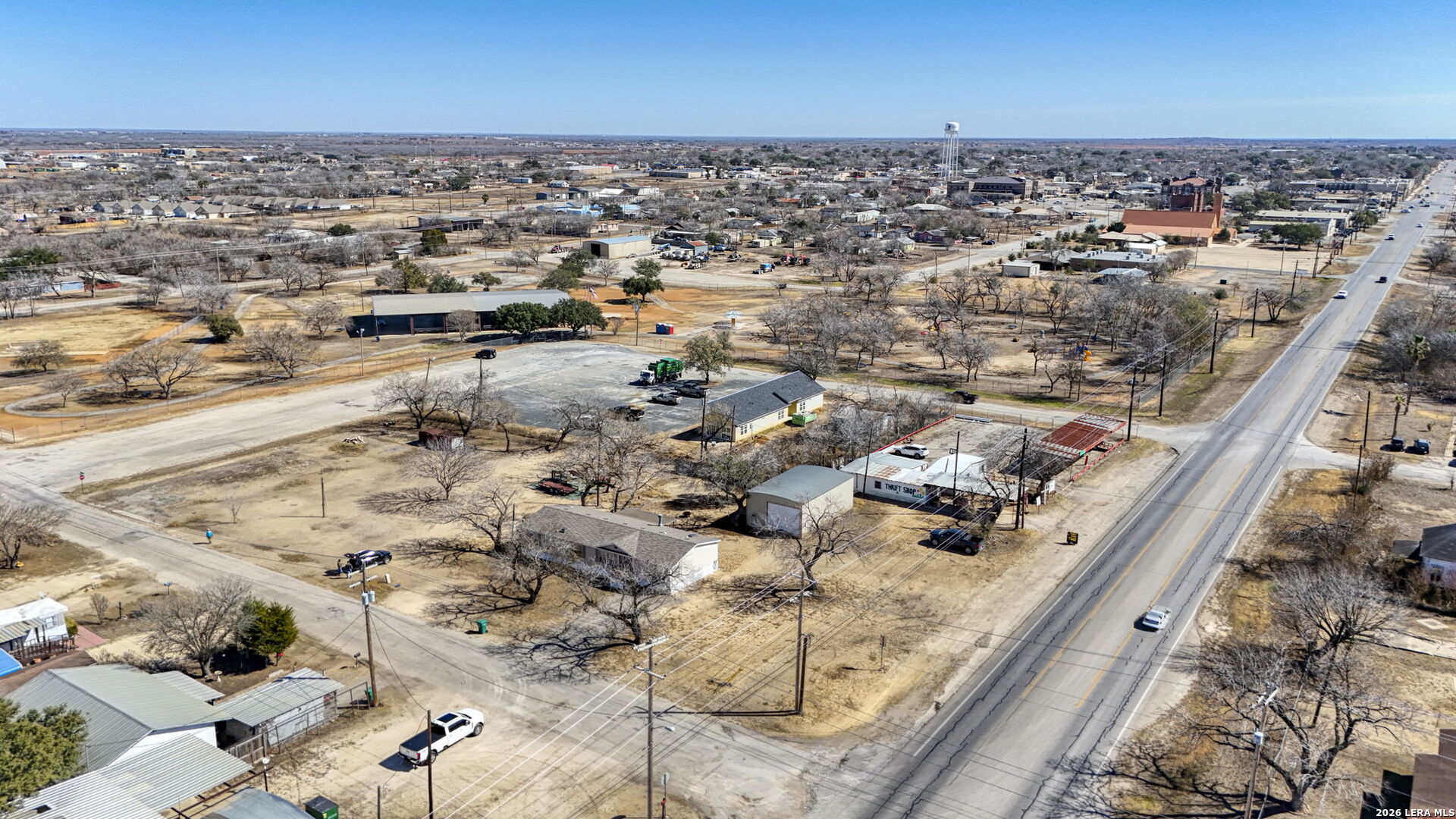 708 Mesquite Street Jourdanton, TX 78026 - Photo 38 of 49 an aerial view of a city