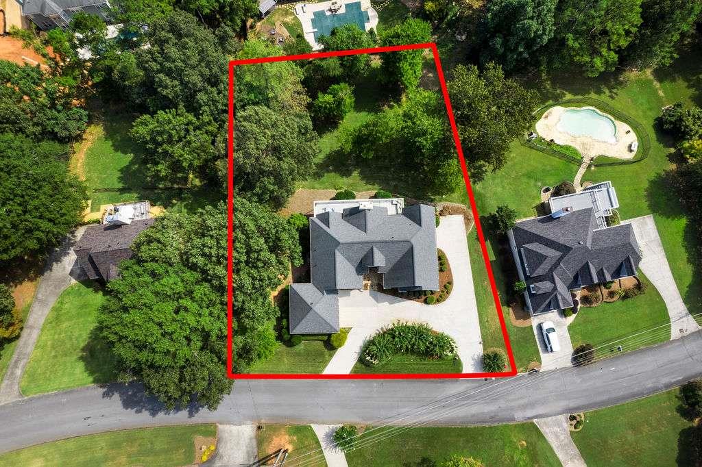 111 Warwick Way Rome, GA 30161 - Photo 43 of 46 an aerial view of house with yard