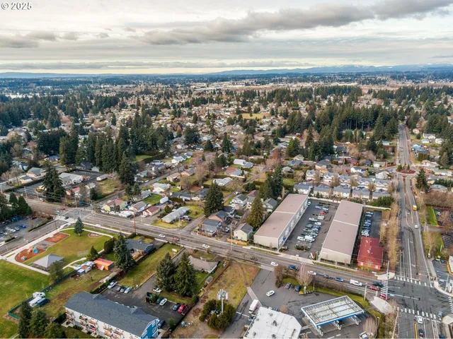 a view of a car garage