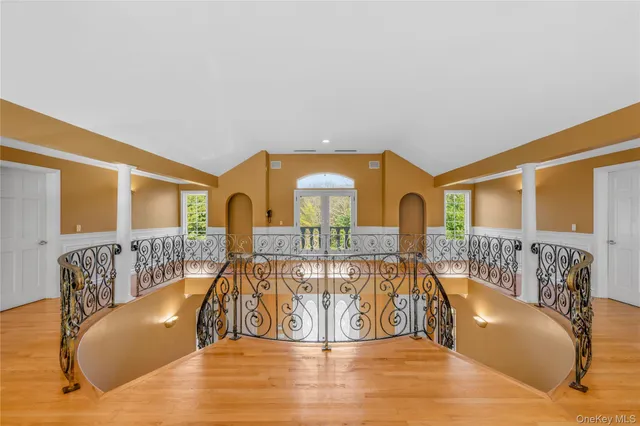 a bathroom with a bathtub and a sink