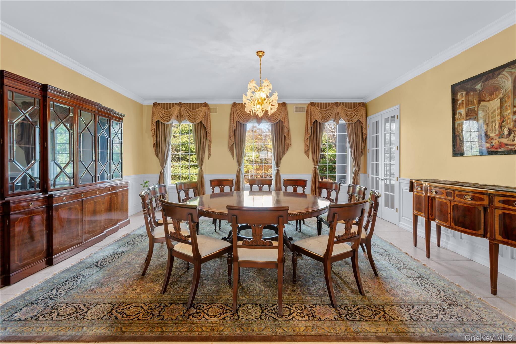28 Old Neck Road South Center Moriches, NY 11934 - Photo 8 of 43 a view of a dining room with furniture window and wooden floor