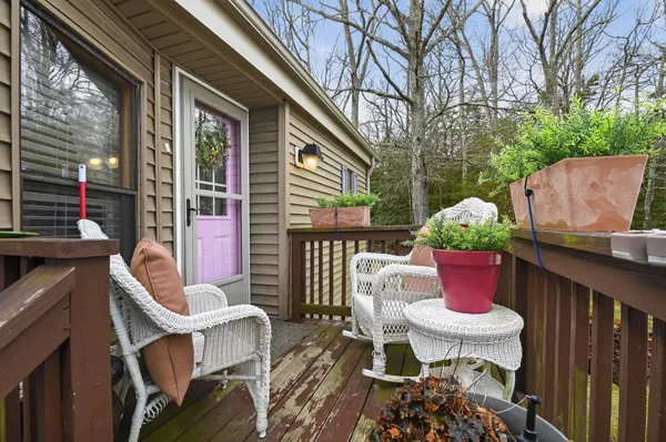 a outdoor seating