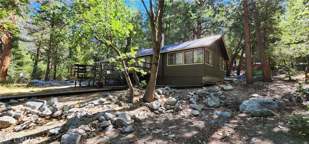 9194 Marcy Road Forest Falls, CA 92339 - Photo 1 of 1 a view of a house with a yard