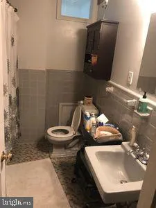 a bathroom with a sink and a toilet