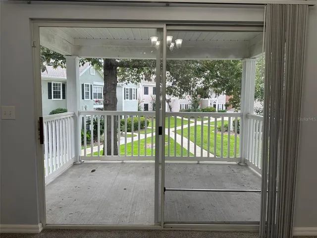 a view of porch and a porch