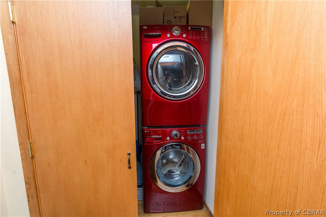 297 Cove Colony Road Lancaster, VA 22503 - Photo 44 of 50 a utility room with dryer and washer