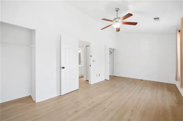 wooden floor in an empty room
