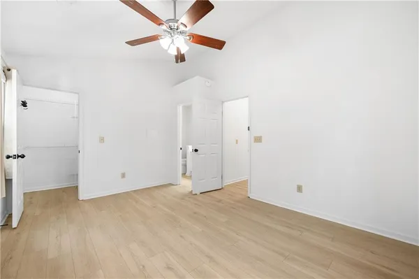 wooden floor in an empty room