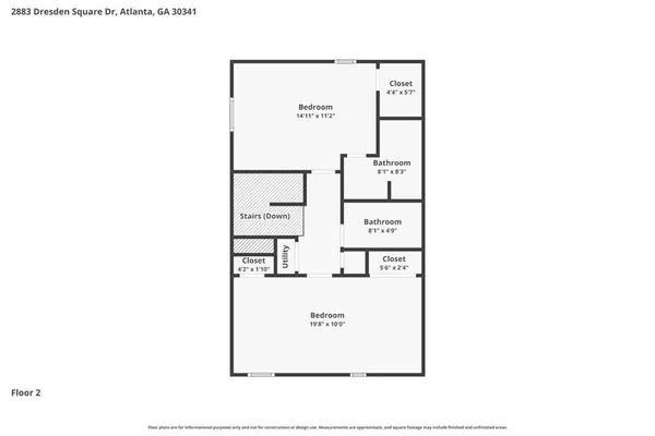 $319,900 | 2883 Dresden Square Drive, Atlanta, GA 30341