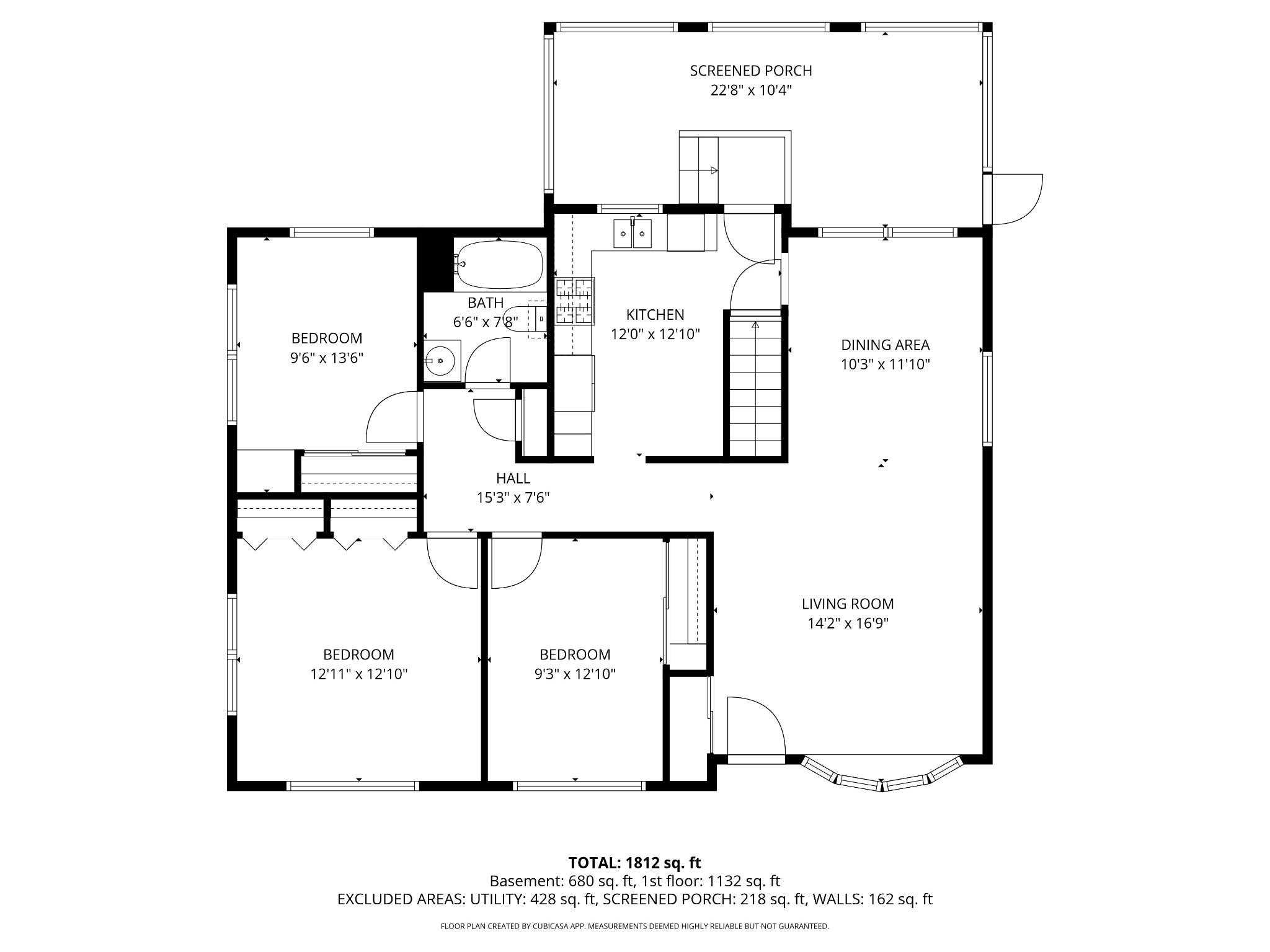 8416 Avery Road Rosedale, MD 21237 - Photo 34 of 35 Main Level Floor Plan