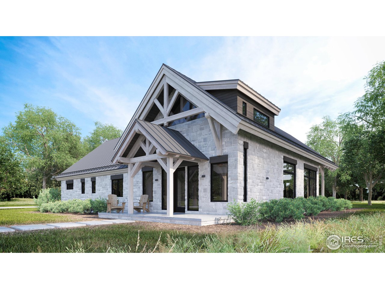 5610 Baseline Road Boulder, CO 80303 - Photo 2 of 24 Stunning natural limestone exterior with ample floor to ceiling windows.