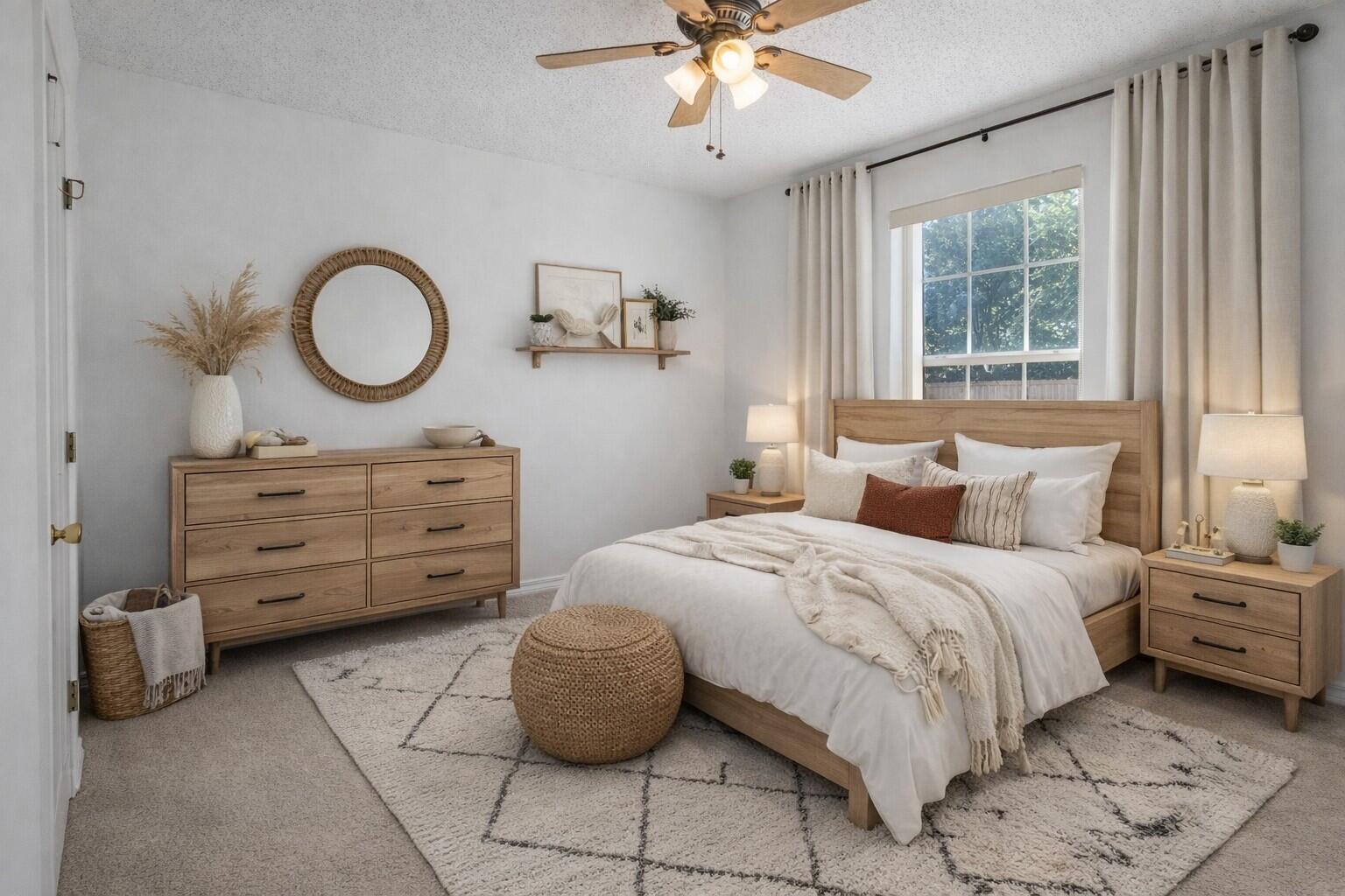 2095 Jessica Way Navarre, FL 32566 - Photo 40 of 52 a bedroom with a bed and a closet