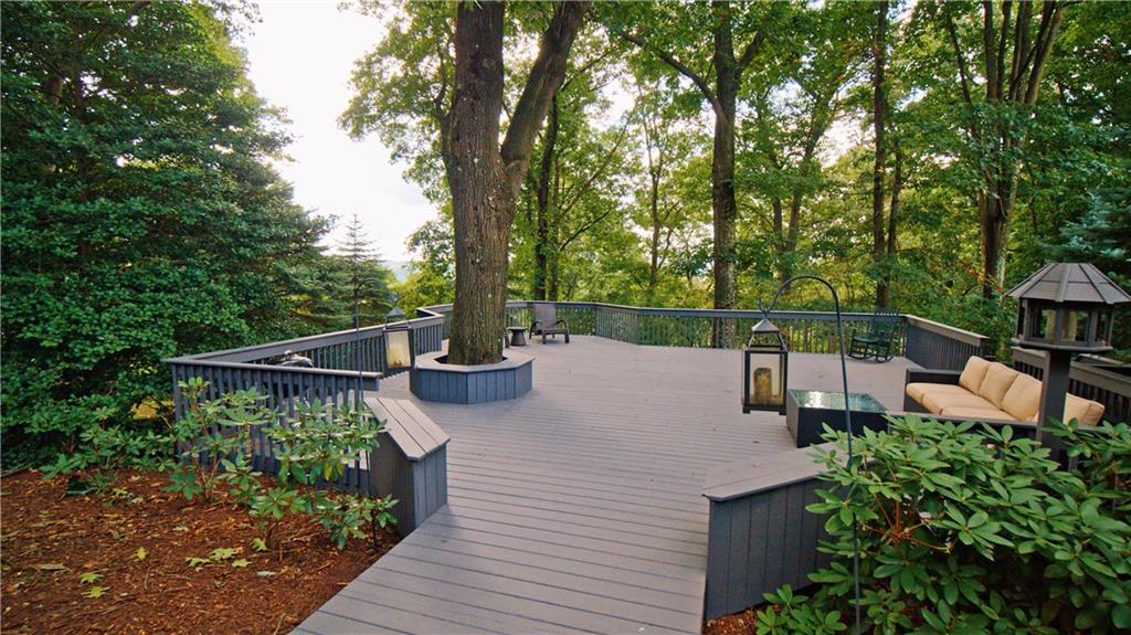 32 Newgate Road Pittsburgh, PA 15202 - Photo 23 of 25 Enjoy surround sound music on your expansive back deck overlooking an incredible view of the Valley. It was refinished in the Summer 2019 and has lighting as well. Perfect for parties, workout classes or lounging under the stars.