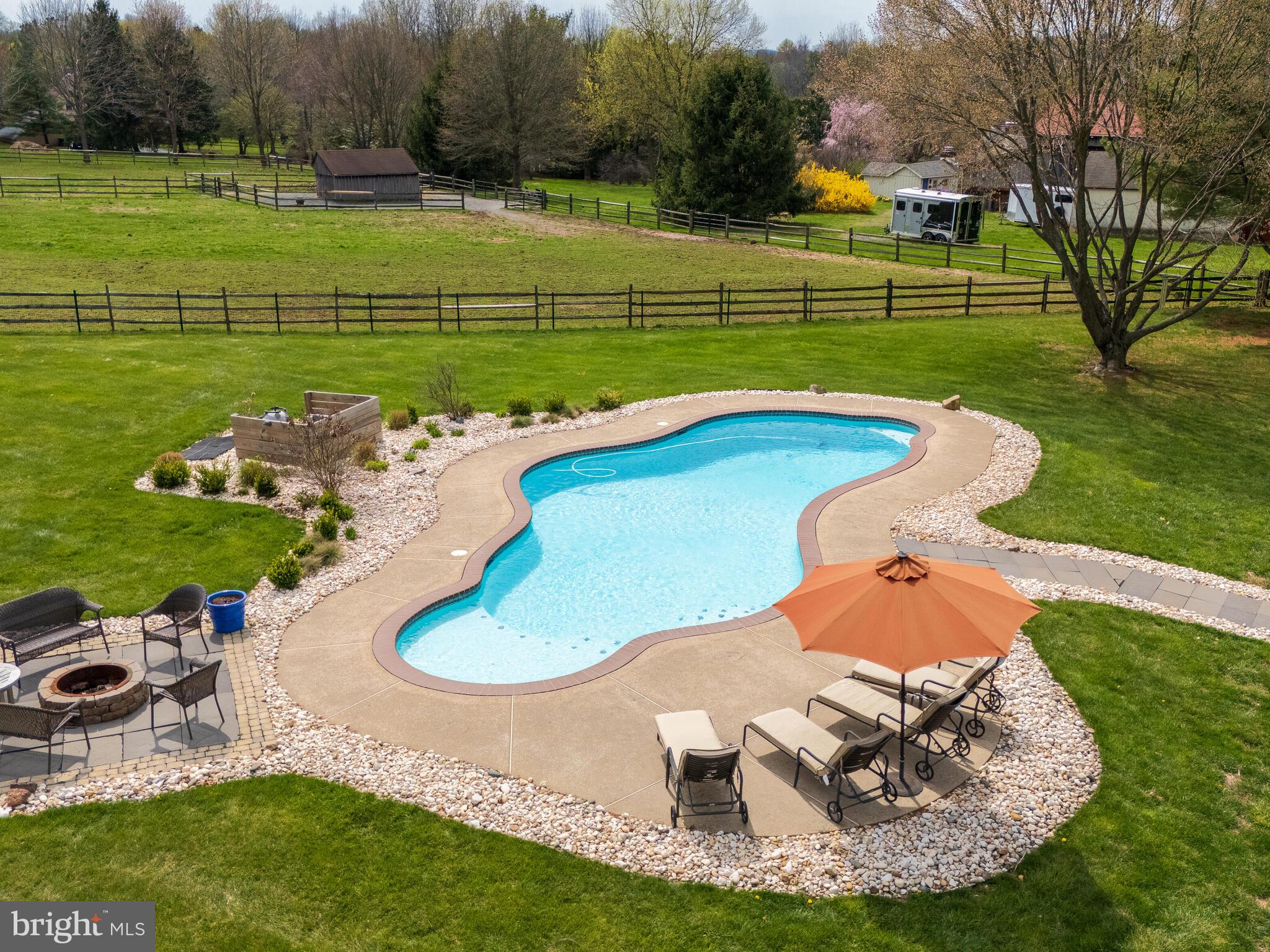 616 Porters Mill Road Spring City, PA 19475 - Photo 55 of 82 a view of a swimming pool and outdoor space